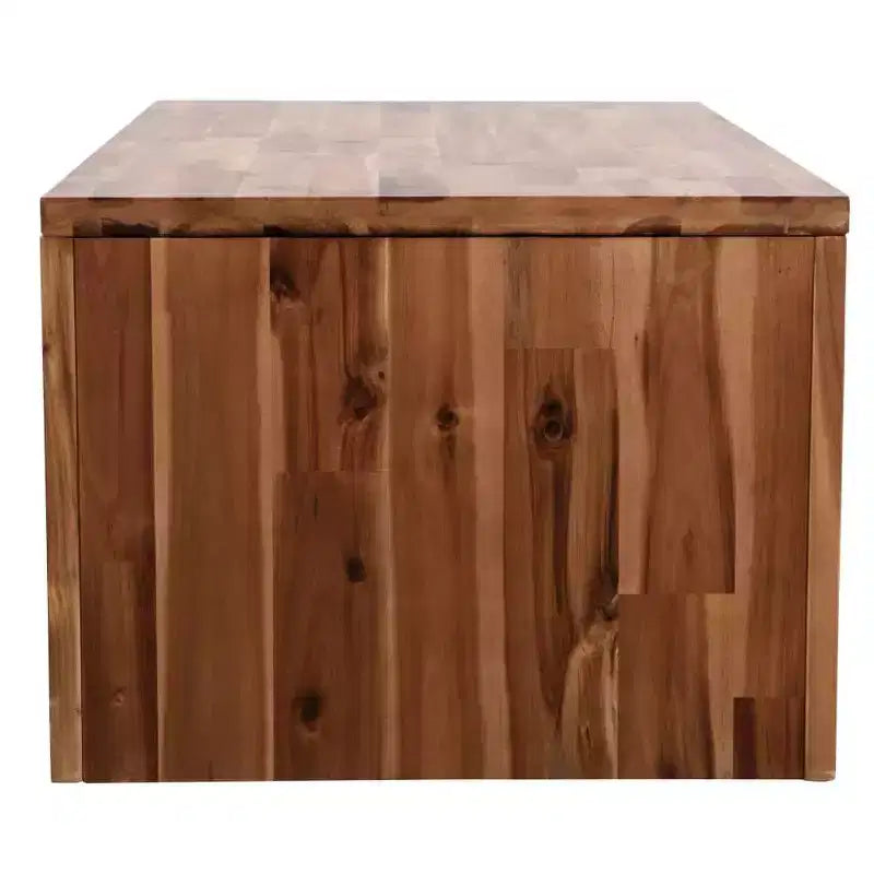 vidaXL Tavolino da caffè in legno massello di acacia 35,4x19,7x14,8