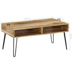 vidaXL Tavolino da caffè in Legno Massello di Mango 100x60x45 cm