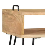 vidaXL Tavolino da caffè in Legno Massello di Mango 100x60x45 cm
