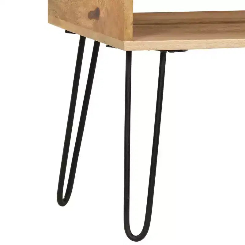 vidaXL Tavolino da caffè in Legno Massello di Mango 100x60x45 cm