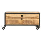 vidaXL Tavolino da caffè 70x50x33 cm in Legno Massello di Mango