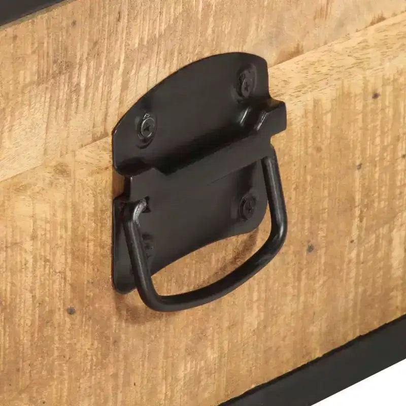 vidaXL Tavolino da caffè 70x50x33 cm in Legno Massello di Mango