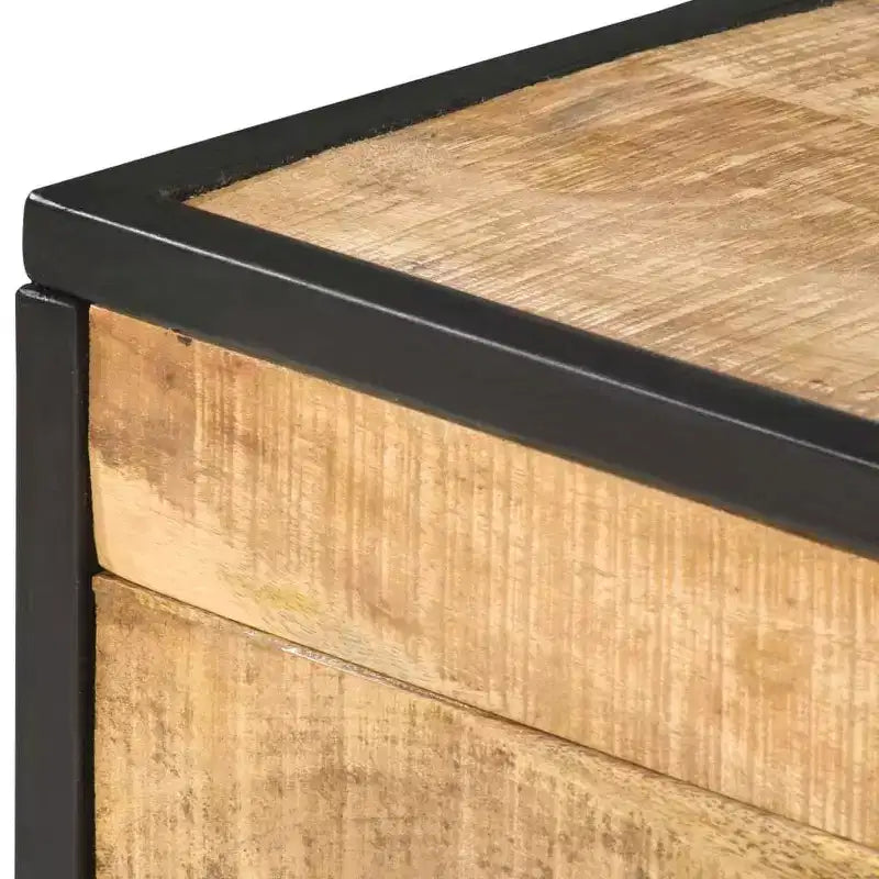 vidaXL Tavolino da caffè 70x50x33 cm in Legno Massello di Mango