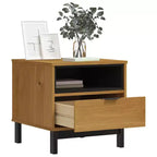 vidaXL Tavolino FLAM 50x50x50 cm Legno massello di pino