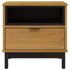 vidaXL Tavolino FLAM 50x50x50 cm Legno massello di pino