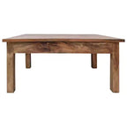 vidaXL Tavolino da caffè in legno massello di mogano 37,8x28,7x17,7