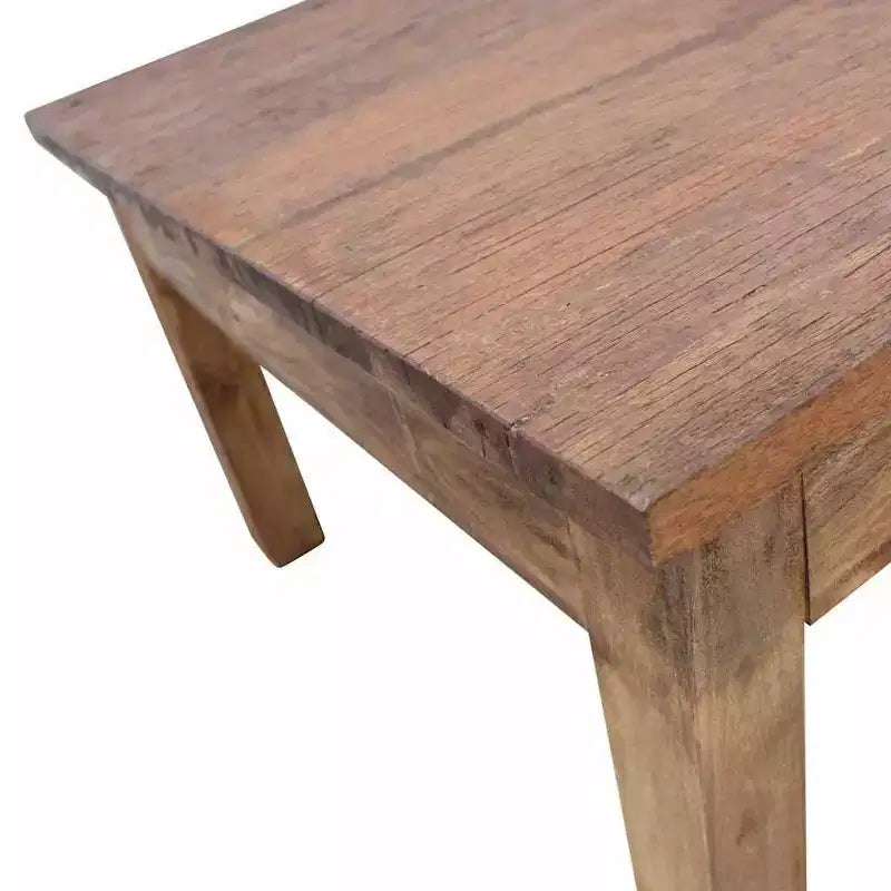 vidaXL Tavolino da caffè in legno massello di mogano 37,8x28,7x17,7
