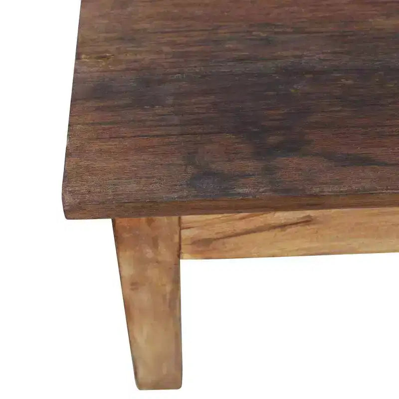 vidaXL Tavolino da caffè in legno massello di mogano 37,8x28,7x17,7