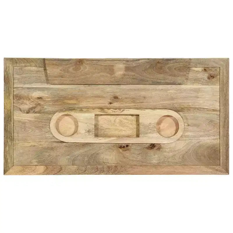 vidaXL Tavolino da caffè con Stile a Cassetta 100x52x45 cm in Legno Massello di Mango