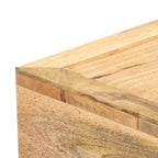 vidaXL Tavolino da caffè con Stile a Cassetta 100x52x45 cm in Legno Massello di Mango