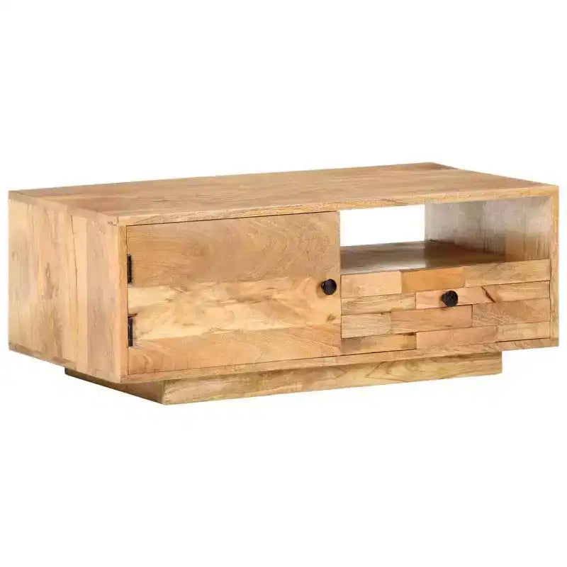 vidaXL Coffee Table 35.4x19.7x13.8 Solid Mango Wood