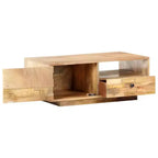 vidaXL Tavolino da caffè 90x50x35 cm in legno massello di mango