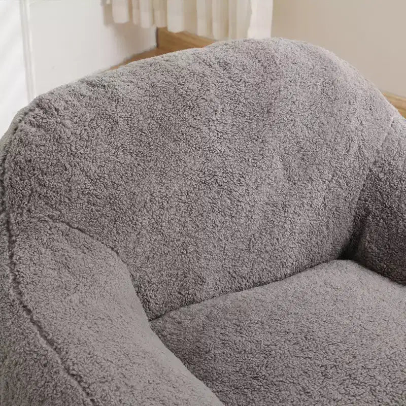 Poltrona a sacco Okak, Poltrona a sacco oversize, Comoda poltrona da pavimento con braccioli e imbottitura in memory foam per soggiorno, camera da letto