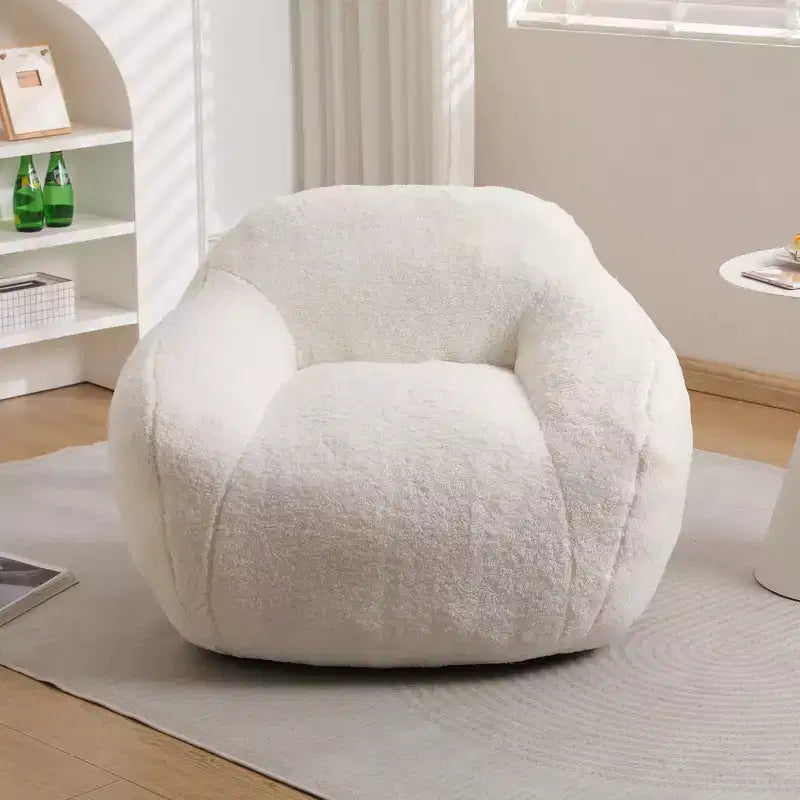 Poltrona a sacco Okak, Poltrona a sacco oversize, Comoda poltrona da pavimento con braccioli e imbottitura in memory foam per soggiorno, camera da letto
