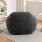 Poltrona a sacco Okak, Poltrona a sacco oversize, Comoda poltrona da pavimento con braccioli e imbottitura in memory foam per soggiorno, camera da letto