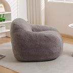 Poltrona a sacco Okak, Poltrona a sacco oversize, Comoda poltrona da pavimento con braccioli e imbottitura in memory foam per soggiorno, camera da letto