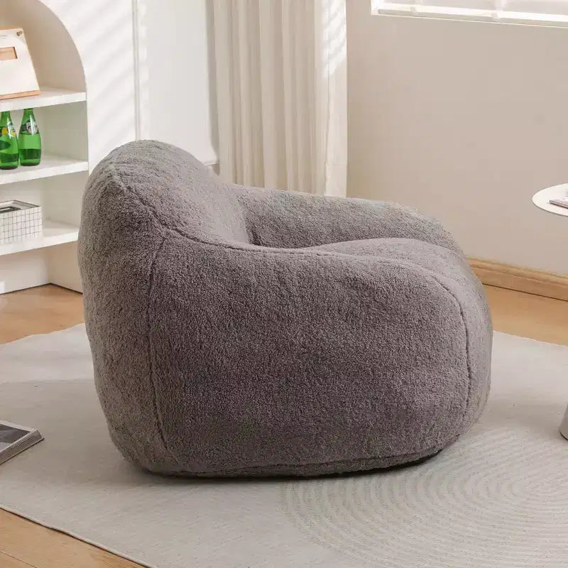 Poltrona a sacco Okak, Poltrona a sacco oversize, Comoda poltrona da pavimento con braccioli e imbottitura in memory foam per soggiorno, camera da letto