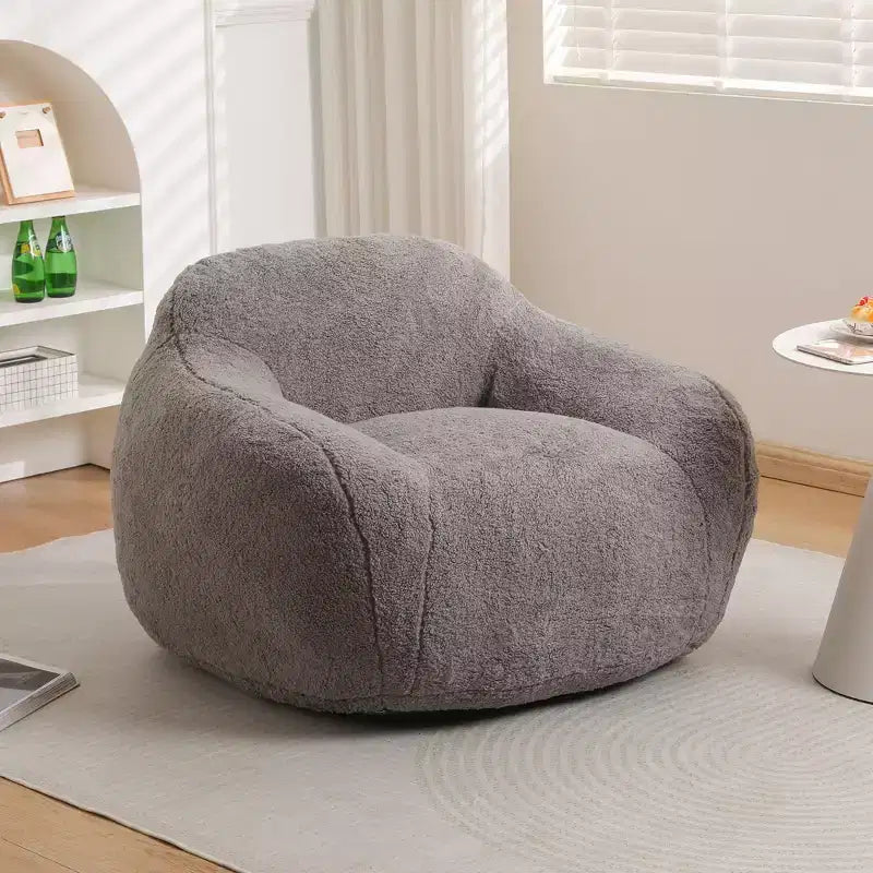 Poltrona a sacco Okak, Poltrona a sacco oversize, Comoda poltrona da pavimento con braccioli e imbottitura in memory foam per soggiorno, camera da letto