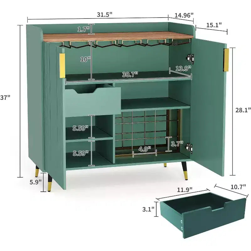 Cantinette Vini Moderne, Scaffali per Vino, Armadietti Contenitori con Ante a Doghe e Piccole Madie Portaposate per Sale da Pranzo, Soggiorni o Cucine.