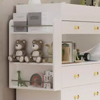 GDFStudio Arla Cassettiera Moderna Multifunzione con 3 Cassetti, 1 Anta e Ripiani