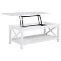 Coaster,Skyview 44-inch Rectangular Lift Top Coffee Table White