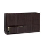 Cassettiera moderna bohémien Teamson Home Potomac in legno massello a 6 cassetti con spazio profondo, design push-to-open e bordi arrotondati