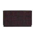 Cassettiera moderna bohémien Teamson Home Potomac in legno massello a 6 cassetti con spazio profondo, design push-to-open e bordi arrotondati