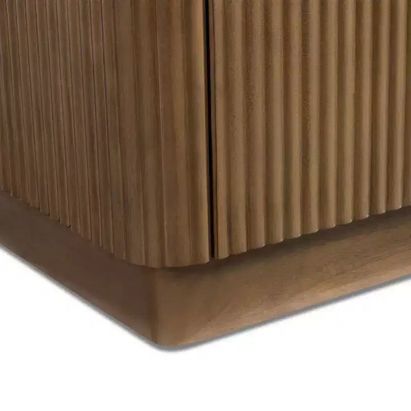 Cassettiera moderna bohémien Teamson Home Potomac in legno massello a 6 cassetti con spazio profondo, design push-to-open e bordi arrotondati