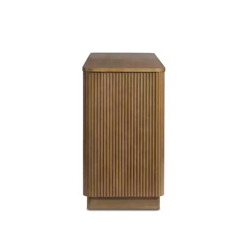 Cassettiera moderna bohémien Teamson Home Potomac in legno massello a 6 cassetti con spazio profondo, design push-to-open e bordi arrotondati