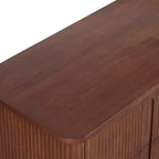 Cassettiera moderna bohémien Teamson Home Potomac in legno massello a 6 cassetti con spazio profondo, design push-to-open e bordi arrotondati