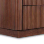 Cassettiera moderna bohémien Teamson Home Potomac in legno massello a 6 cassetti con spazio profondo, design push-to-open e bordi arrotondati