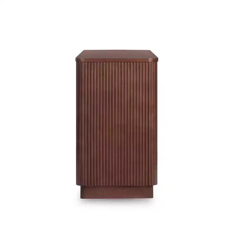 Cassettiera moderna bohémien Teamson Home Potomac in legno massello a 6 cassetti con spazio profondo, design push-to-open e bordi arrotondati