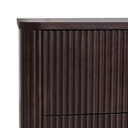 Cassettiera moderna bohémien Teamson Home Potomac in legno massello a 6 cassetti con spazio profondo, design push-to-open e bordi arrotondati