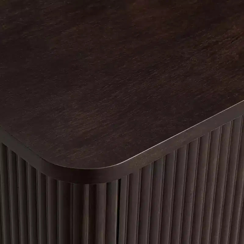 Cassettiera moderna bohémien Teamson Home Potomac in legno massello a 6 cassetti con spazio profondo, design push-to-open e bordi arrotondati