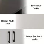 Mobile credenza a buffet da 42,5 pollici con ripiani regolabili, mobile da cucina in legno per soggiorno, ingresso, sala da pranzo