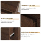 Cassettiera a 6 cassetti per camera da letto, cassettiera ampia con contenitore indipendente, cassettiera portaoggetti in legno per soggiorno, camera da letto, ingresso