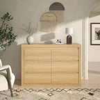 Cassettiera a 6 cassetti per camera da letto, cassettiera ampia con contenitore indipendente, cassettiera portaoggetti in legno per soggiorno, camera da letto, ingresso