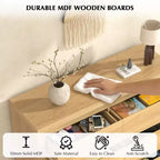 Cassettiera a 6 cassetti per camera da letto, cassettiera ampia con contenitore indipendente, cassettiera portaoggetti in legno per soggiorno, camera da letto, ingresso