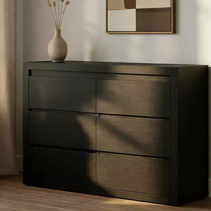 Cassettiera a 6 cassetti per camera da letto, cassettiera ampia con contenitore indipendente, cassettiera portaoggetti in legno per soggiorno, camera da letto, ingresso