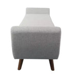 Panca Contenitore TUYOHW 60 Ottoman, Panca in Tessuto Intrecciato con Braccioli, Vano Contenitore con Coperchio Sollevabile, Pouf Contenitore per Soggiorno, Camera da Letto, Ingresso