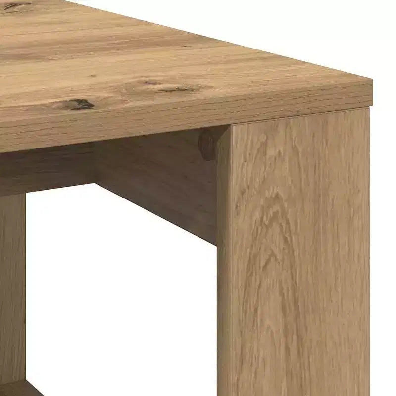 vidaXL Tavolino da caffè bianco in legno multistrato Tavolino da caffè moderno medio
