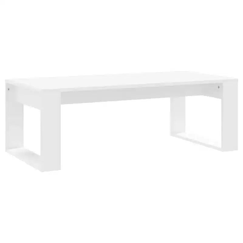 vidaXL Coffee Table White Engineered Wood Medium Modern Coffee Table