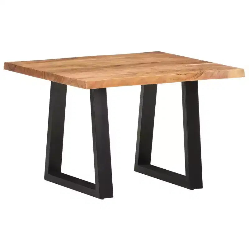 vidaXL Tavolino da Caffè con Bordi Vivi Mobili Soggiorno Legno Massello di Acacia