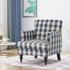 MAYEERTY Harrison Poltrona Club con Bottoni, Schienale Imbottito Morbido Rivestimento, Soggiorno Camera da Letto Tempo Libero