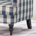MAYEERTY Harrison Poltrona Club con Bottoni, Schienale Imbottito Morbido Rivestimento, Soggiorno Camera da Letto Tempo Libero