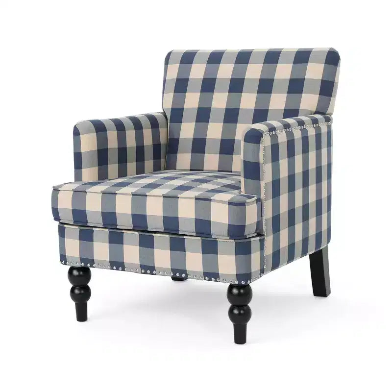 MAYEERTY Harrison Poltrona Club con Bottoni, Schienale Imbottito Morbido Rivestimento, Soggiorno Camera da Letto Tempo Libero