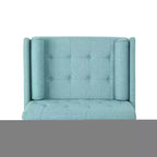 MAYEERTY Poltrona Club, Rivestimento in Peluche, Struttura Robusta, Seduta Relax, Soggiorno