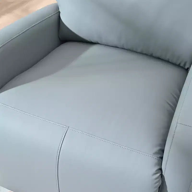 Poltrona reclinabile a 360° per cameretta, sedia a dondolo, poltrona singolo, sedia relax per il tempo libero con porta telefono - ModernLuxe