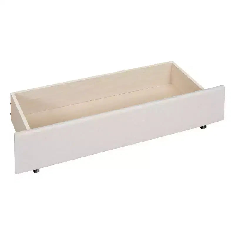 Letto a piattaforma imbottito MAYEERTY con 2 cassetti e letto estraibile, telaio in MDF e compensato con capacità di 400 libbre