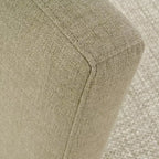 Set di 8 Sedie da Pranzo Imbottite Moderne, Sedie Laterali Accento Senza Braccioli in Lino con Gambe in Legno per Cucina, Sala da Pranzo o Soggiorno - Panipeachy